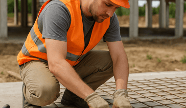 Cum se fixează plasa de sârmă pe beton