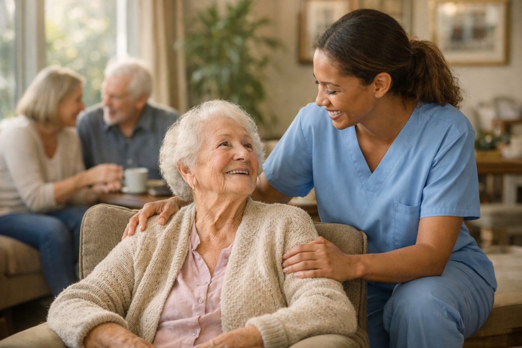 Ce beneficii poate avea un vârstnic într-un cămin față de îngrijirea acasă?